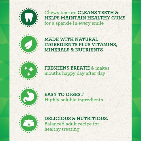 Greenies Original Regular Natural Dental Care Dog Treats, 12 oz. Pack (12 Treats)...